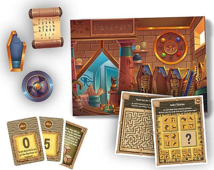 Actual product image Clementoni Galileo Escape The Pyramid of the Pharaoh (German)