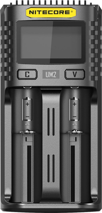 Image du produit Nitecore Chargeur USB UM2 (1 pcs, 14500, 16340, 18650, 26650, Chargeurs sans batterie)