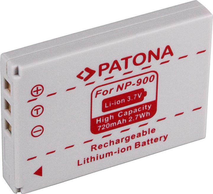 Actual product image Patona Battery f. Konica Dimage E40/E50 D4 DC-E43 NP900 NP-900 (Camera battery)