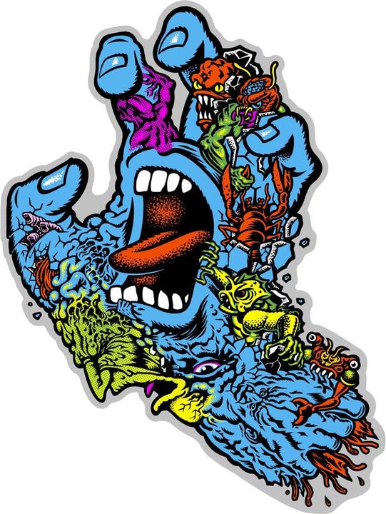 Produktbild Santa Cruz Roskopp Screaming Five Sticker 3.6"