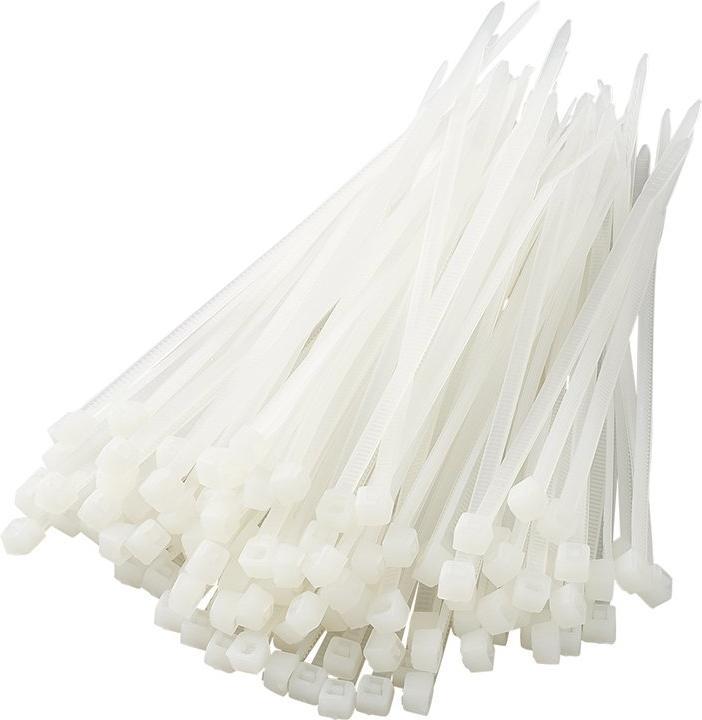Produktbild ProPlus Kabelbinder 100x2,5mm 100 Stück weiss (10 mm, 100 Stk.)