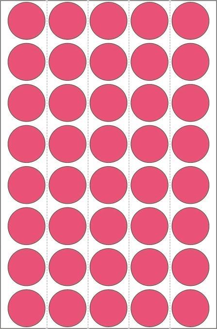 Actual product image HERMA Marking points