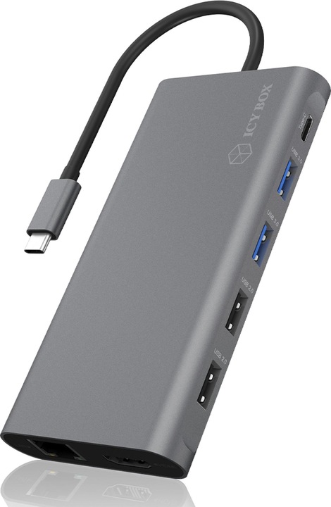 Produktbild Icy Box IB-DK4050-CPD (USB-C, 12 Ports)