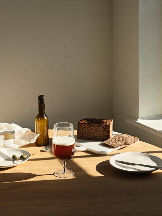 Image du produit Broste Copenhagen Olina planche à découper white marmor 14x17cm