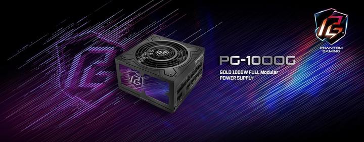 Productafbeelding AsRock Alimentation ATX Phantom Gaming - 1000W (Noir) (750 W)