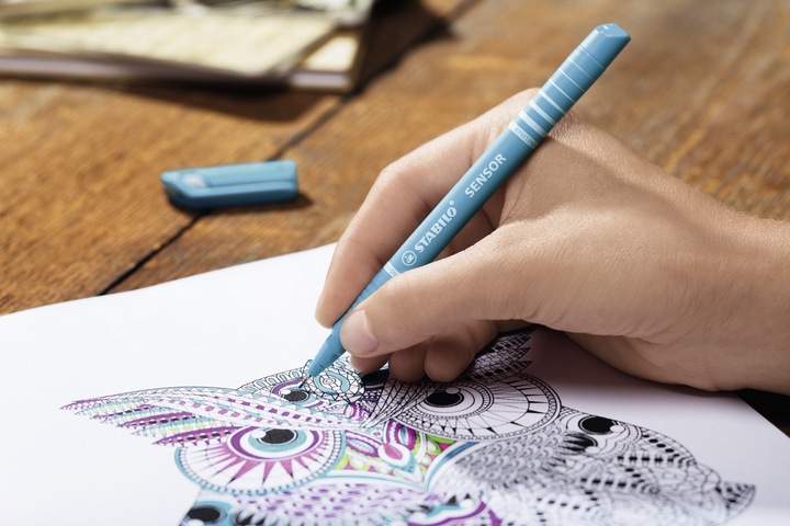 Actual product image STABILO Ink fine pen sensor (Black, 1 x)