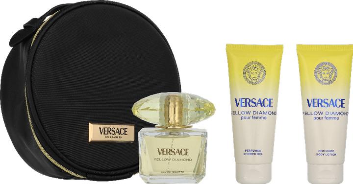 Actual product image Versace Yellow Diamond Eau De Toilette Spray 90ml Set 4 Artikel (Perfume set)