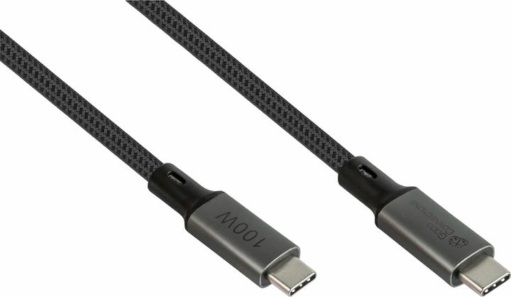 Produktbild Good Connections USB 4.0 Gen. 2x2 Kabel 20GBit/s 100W 8Ka30Hz USB-C Stecker an (0.50 m, 100 W)