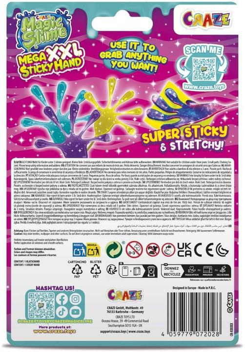 Image du produit Craze Magic Slime Mega XXL Klatschhand