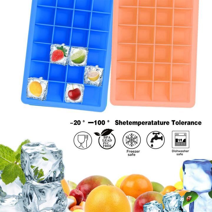 Actual product image Intirilife 2x ice cube moulds set of 2 à 24 compartments