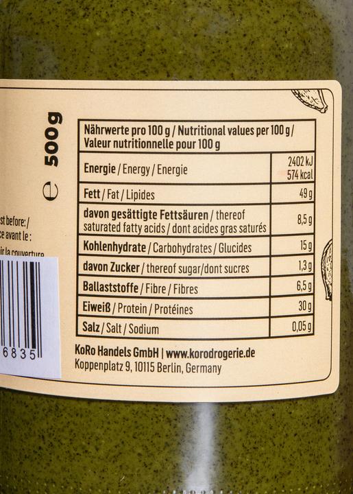 Produktbild KoRo Kürbiskernmus aus gerösteten Kürbiskernen (500 g)