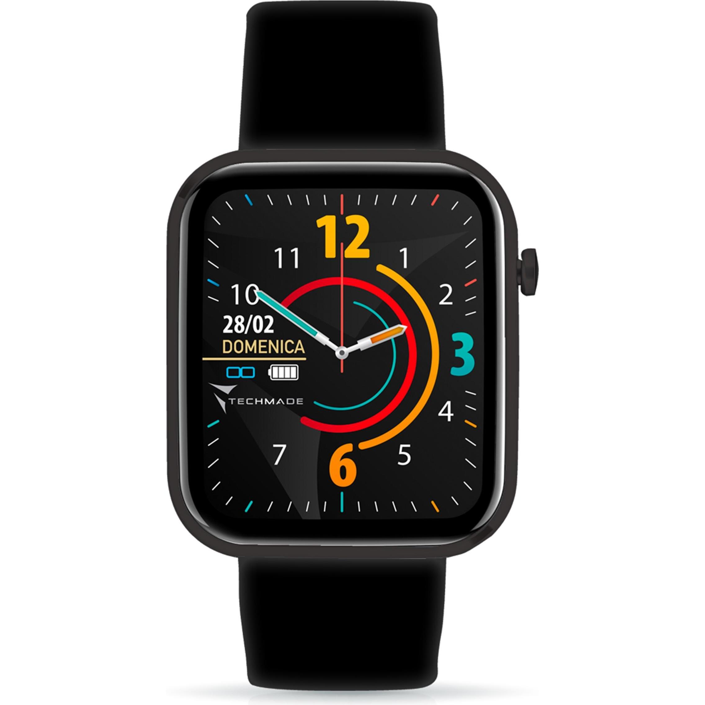 Thumbnail - Techmade Smart Watch Hava Black TM-HAVA-FBK, Smartwatch