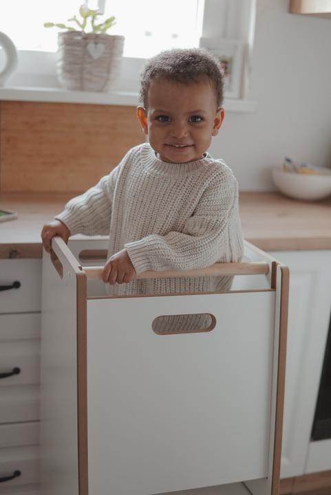 Produktbild Tupti.wood NOWAY -  Lernturm Kitchen Helper Weiss
