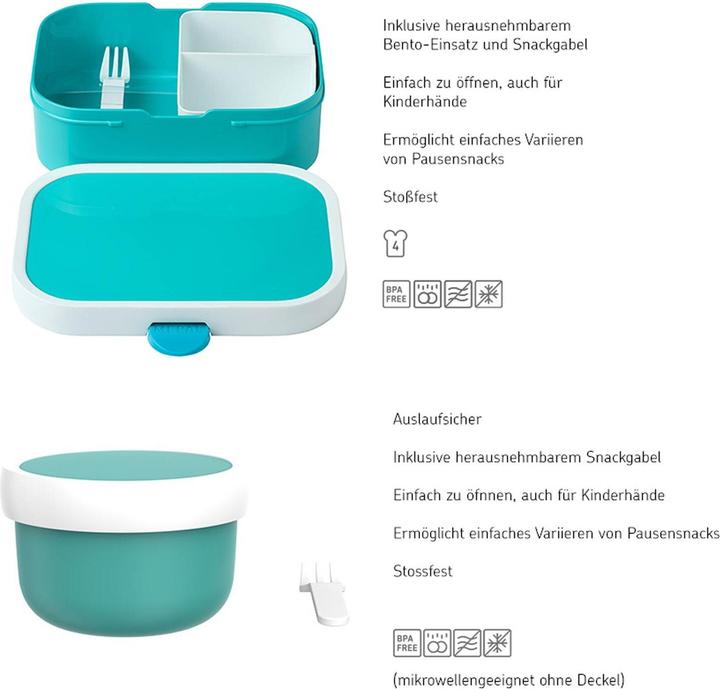 Image du produit Mepal Boîte de fruits et bento Campus Licorne