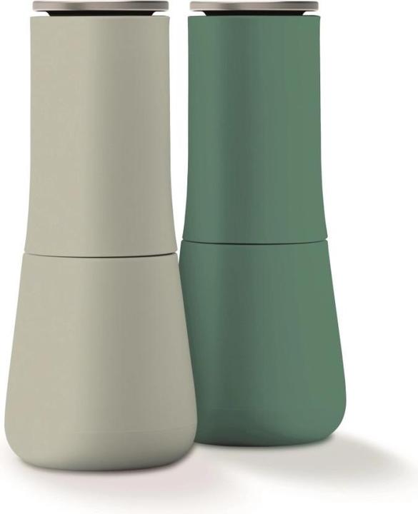 Image du produit Joseph Joseph Milltop Sage moulin à sel et à poivre 2 pcs, 16.9x7x7 cm (Poivre, Sel)