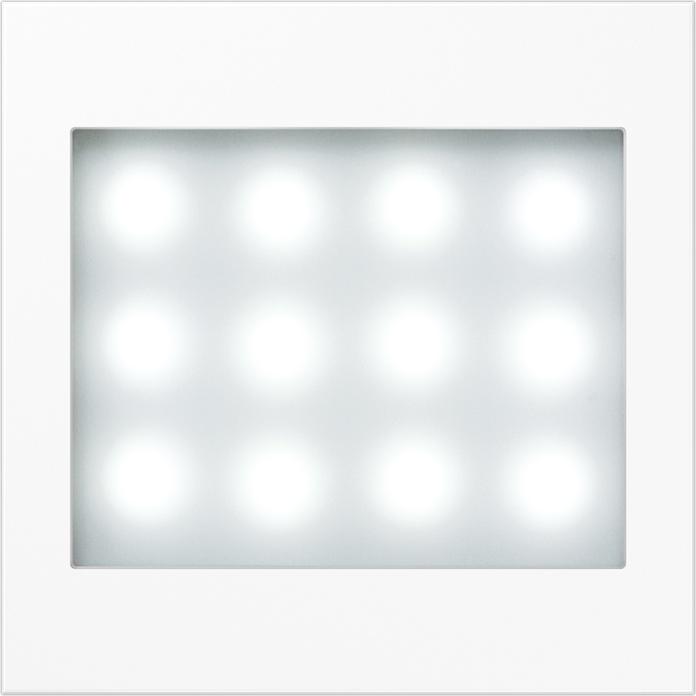 JUNG, Zubehör Schalterprogramm, LED-Beleuchtungseinsatz LS LS539WWLEDLW-12