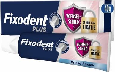 Actual product image Fixodent Plus Food Particle Barrier Freshness Adhesive Cream