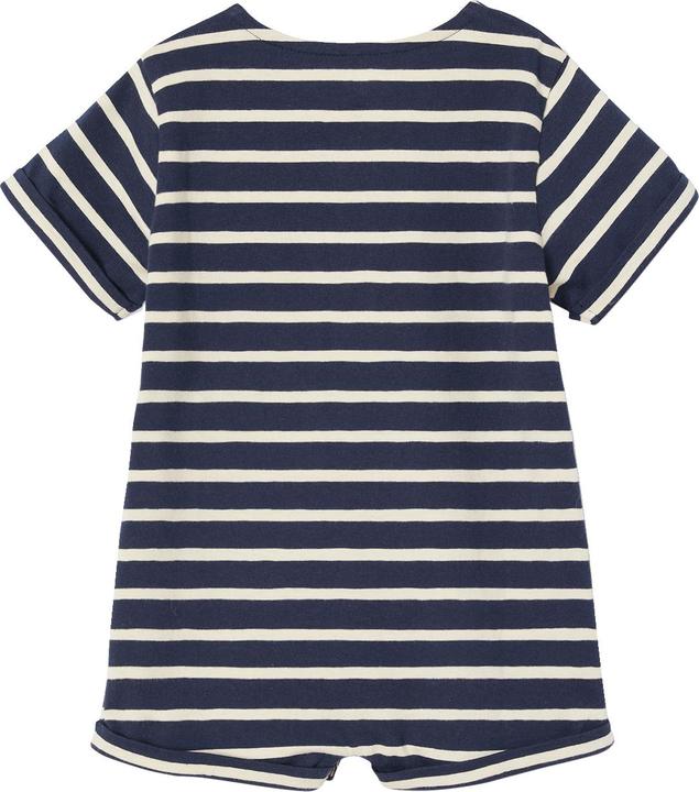 Actual product image Vertbaudet Bio-Kollektion: Gemusterter Baby Kurzoverall (104)