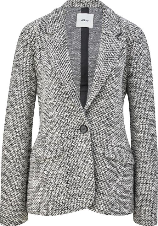 Immagine prodotto S.Oliver Indoor-Blazer Bouclé-Blazer aus Baumwollmix (40)