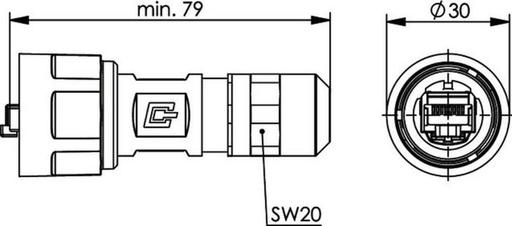 Image du produit Telegärtner STX V1 Kit de connecteurs RJ45, IP67 S