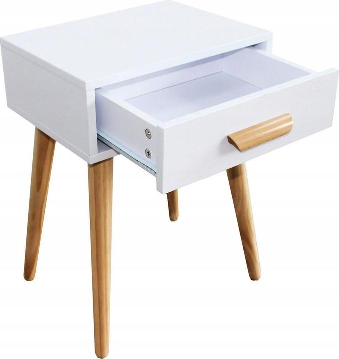 Produktbild Modernhome Moderner Nachttisch oder Couchtisch Weiss