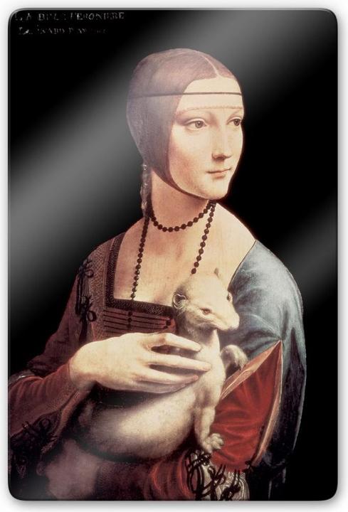 Actual product image Trenddeko da Vinci - The Lady with the Ermine (40 x 60 cm)