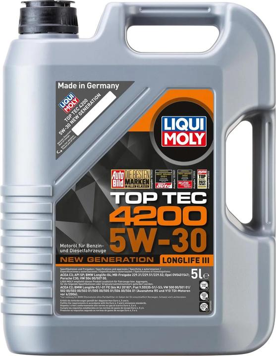Produktbild Liqui Moly Top Tec 4200 (5 l, SAE 5W-30)