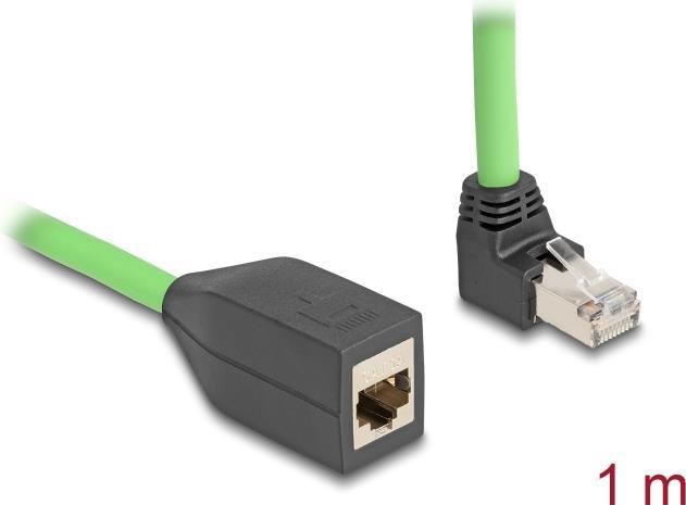 Immagine prodotto Delock Cavo di prolunga di rete RJ45 con spina Cat.6A superiore (SF/UTP, CAT6a, 1 m)