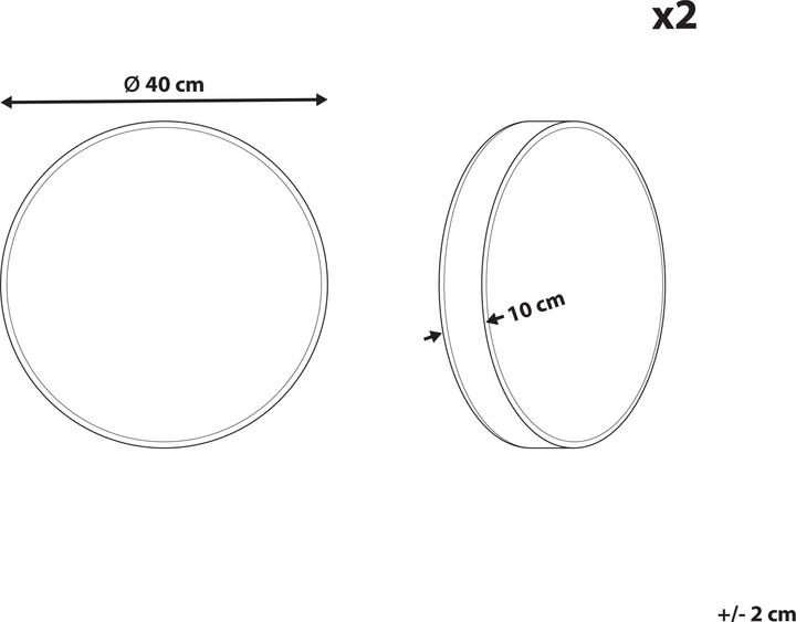 Produktbild Beliani Loano (40 x 40 x 10 cm)