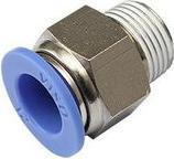 Immagine prodotto RND Raccordo a vite, manicotto in POM, ottone, 20,8 mm, R3/8″, vite di fissaggio - Ø 8 mm, connessione (Raccordi per tubi)