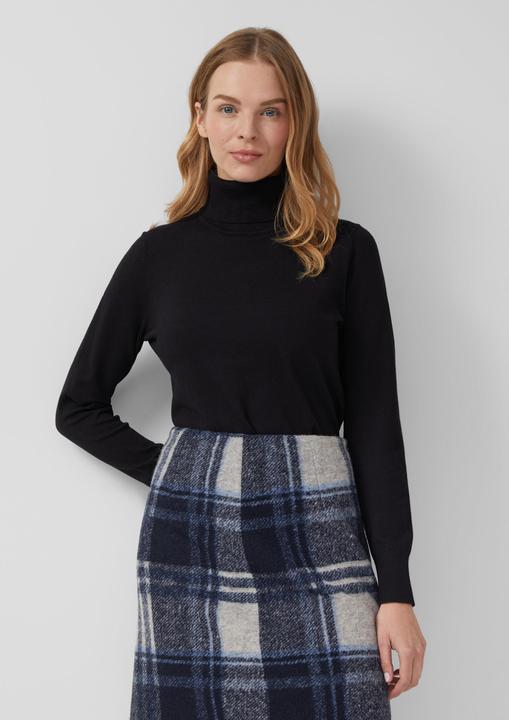 Produktbild S.Oliver Strickpullover Rollkragenpullover aus Viskosemix (48)