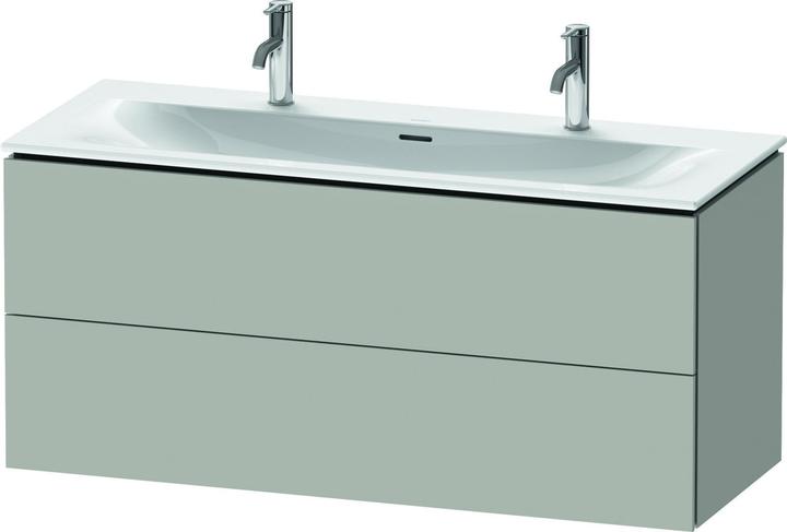 Produktbild Duravit L-Cube Waschtischunterbau wandhängend LC6309, 1220x481 mm, 2 Schubkästen, für Viu 234412 (48.10 x 48.10 x 55 cm)