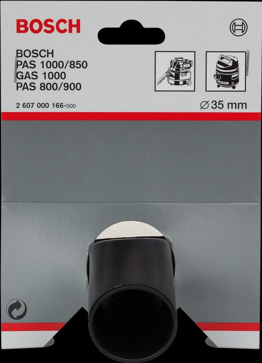 Immagine prodotto Bosch Professional Zubehör Bocchetta di aspirazione piccola per aspirapolvere Bosch, 35 mm