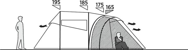 Actual product image Easy Camp Alicante 600 Twin (Tunnel tent, 17.40 kg, 6 persons)