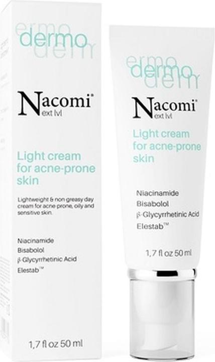Nacomi Next Level Dermo Light Cream For Acne Skin 50Ml