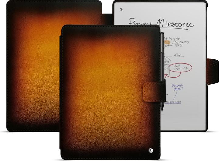 Actual product image Noreve Horizontal leather flap shell (Kobo Libra Colour)
