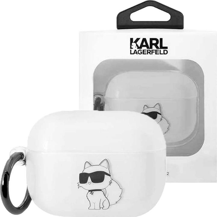 Produktbild Karl Lagerfeld Airpods Pro 2 Logo NFT Choupette TPU Case (Kopfhörer Hülle)