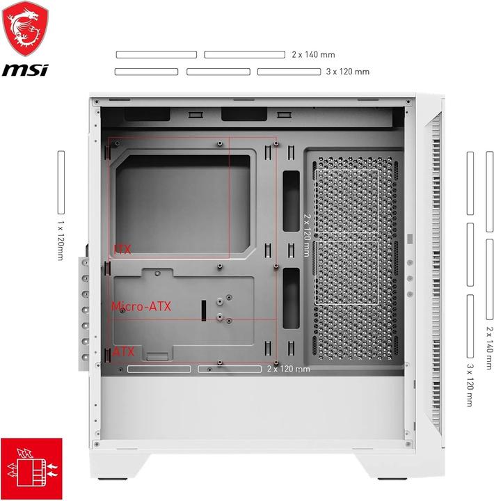 Produktbild MSI MAG Forge 320R Airflow (ATX, mATX, Mini-ITX)