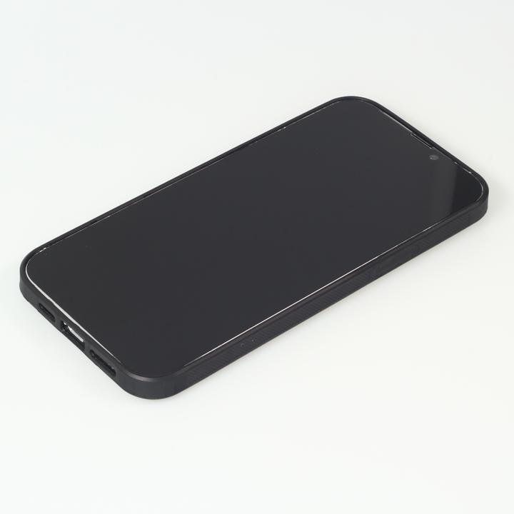 Actual product image PhoneLook Cover silicone black Funny cat on black (Apple iPhone 13 Pro Max)
