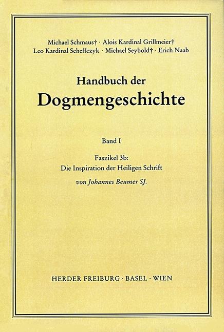 Produktbild Fortsetzungswerk. Handbuch der Dogmengeschichte.: Die Inspiration der Heiligen Schrift (Johannes Beumer, 1968)