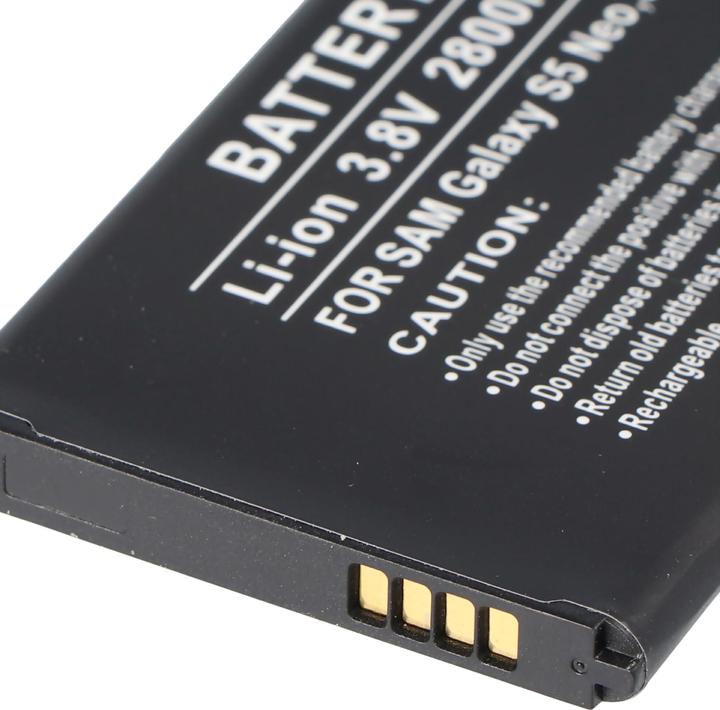 Actual product image AccuCell Galaxy S5 Neo battery EB-BG903BBA, EB-BG903BBE