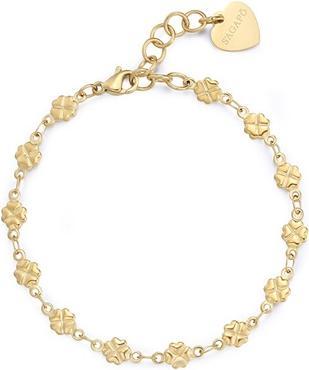 Image du produit Sagapo S'Agapo Chunky Shk102 Gold Plated Shamrock Bracelet