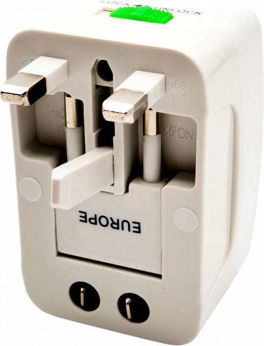 Image du produit Konrow 931 - Adaptateur Universel (EU / US / UK / AU, Blanc) - Emballage Original