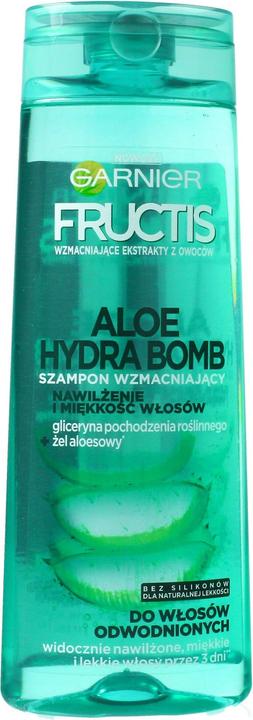 Produktbild Garnier Fructis Aloe Hydra Bomb Strengthening Shampoo For Dehydrated Hair 400Ml (400 ml, Flüssiges Shampoo)