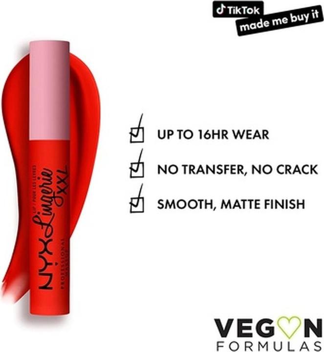 Produktbild NYX Professional Make-Up Lip Lingerie XXL On Fuego (25 On Fuego)