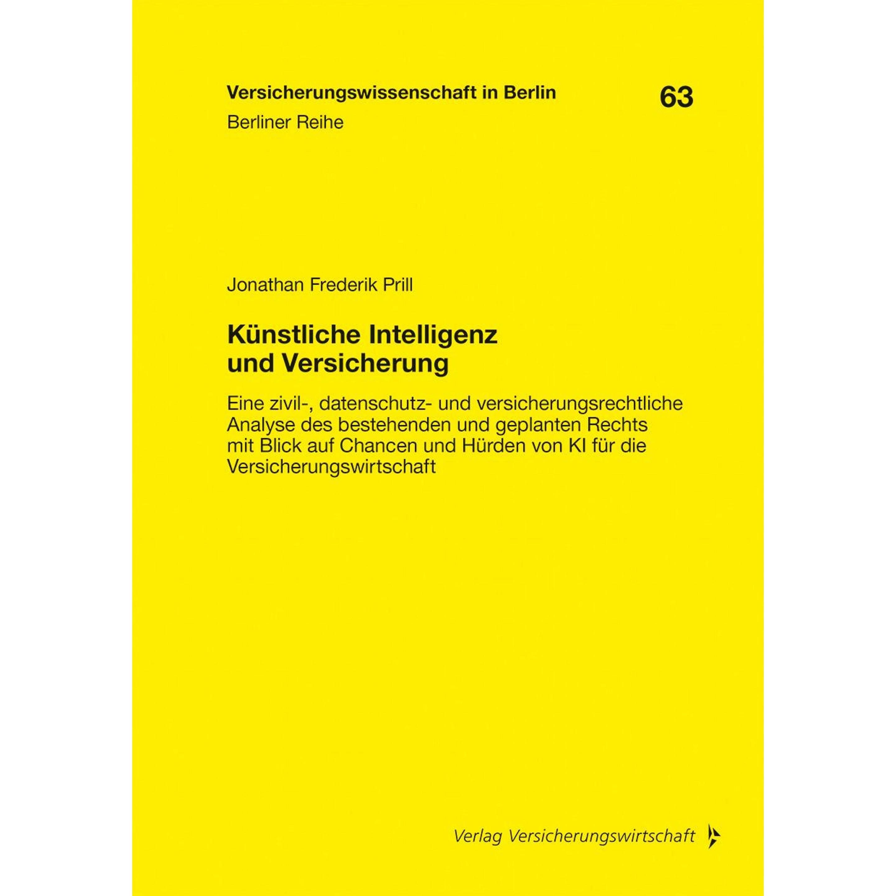 Prill:Künstliche Intelligenz und Versic, Fachbücher von Hans-Peter Schwintowski, Christian Armbrüster, Helmut Gründl, Ch...