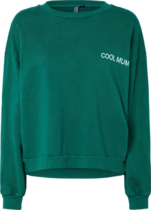 Image du produit Pieces Sweatshirt mit Brustaufschrift Cool Mum (M)