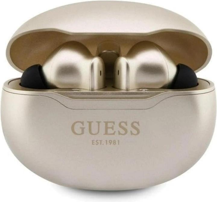 Actual product image Guess słuchawki Bluetooth GUTWST50ED TWS + stacja dokująca złoty/gold Classic EST (6 h, Wireless)