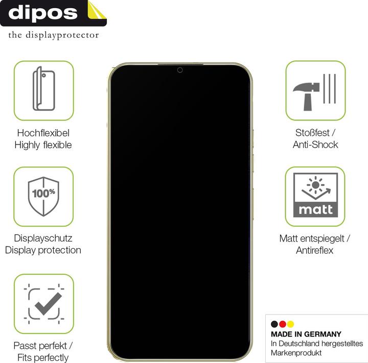 Actual product image Dipos Full Cover Screen Protector Matte (1 pcs., Samsung Galaxy S23 Ultra)