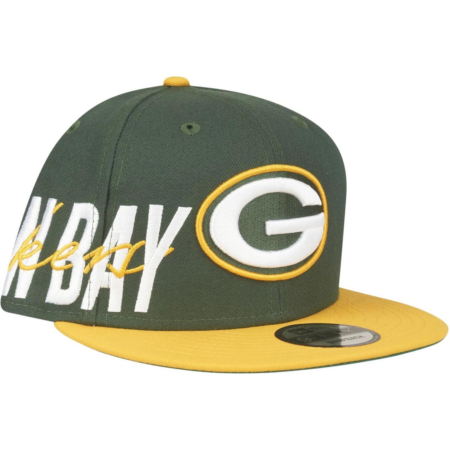 New Era, Herren, Cap, 9Fifty Sidefont Green Bay Packers, Grün